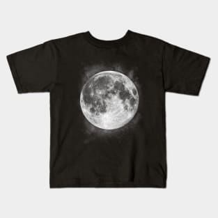 Full Moon and Stars Kids T-Shirt